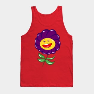 purple flower ecopop Tank Top